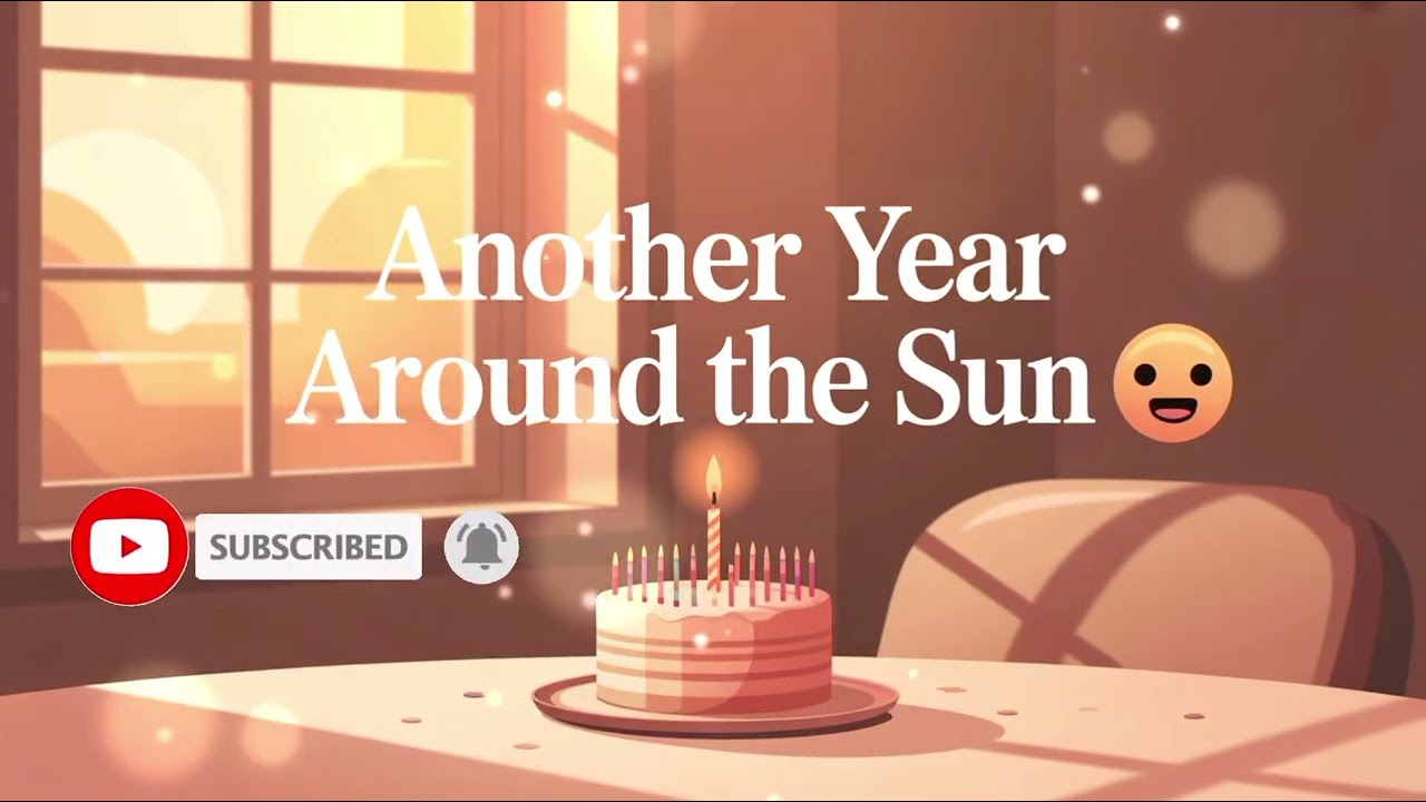 Another Year Around the Sun 🎂 | Happy Birthday Lofi Music | Chill Birthday Vibes