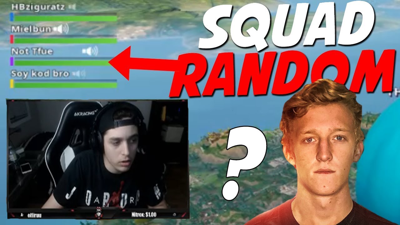 ME TOCA CON TFUE EN SQUAD RANDOM?? LOOOL, XD, NOOO DAT - FORTNITE
