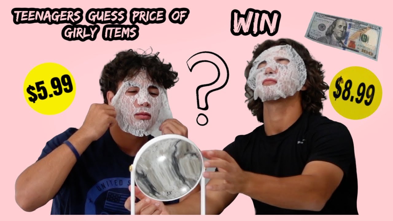 Teenagers Guess Price of Girly Items .WIN $100 .Kendry vs Diego