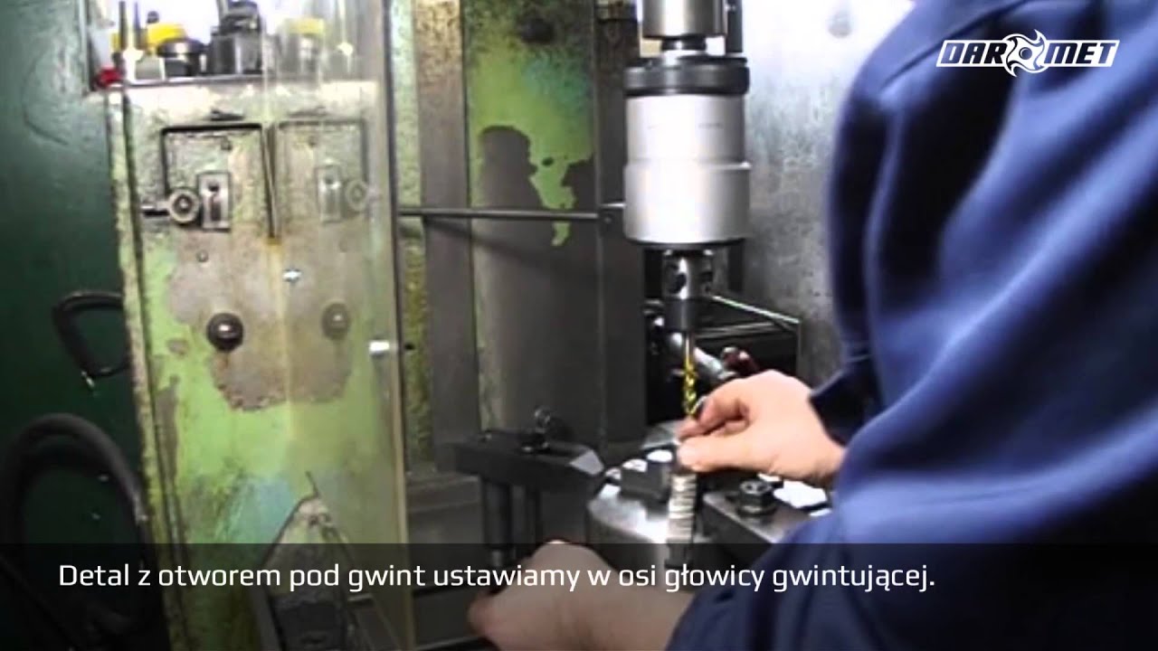 Głowica gwintująca nawrotna GGZR (Darmet) - zasada działania