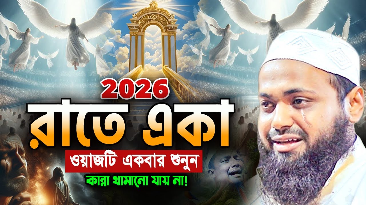 ওয়াজটি শুনে বুক ছিড়ে চিৎকার করে কান্না আসে! mufti arif bin habib waz 2026 আরিফ বিন হাবিব ওয়াজ 2026