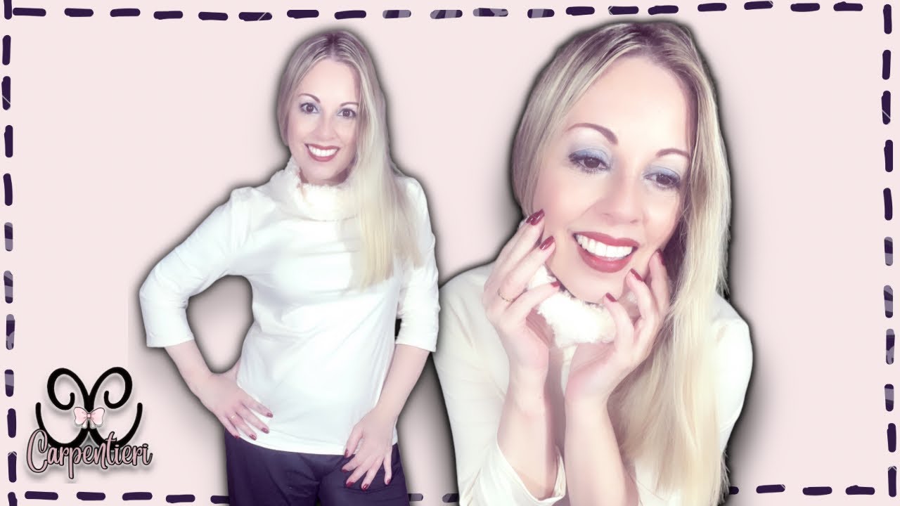 ✂️CUCIRE COLLO LUPETTO in jersey Tutorial cucito sartoriale | @cri.carpent 147🎀