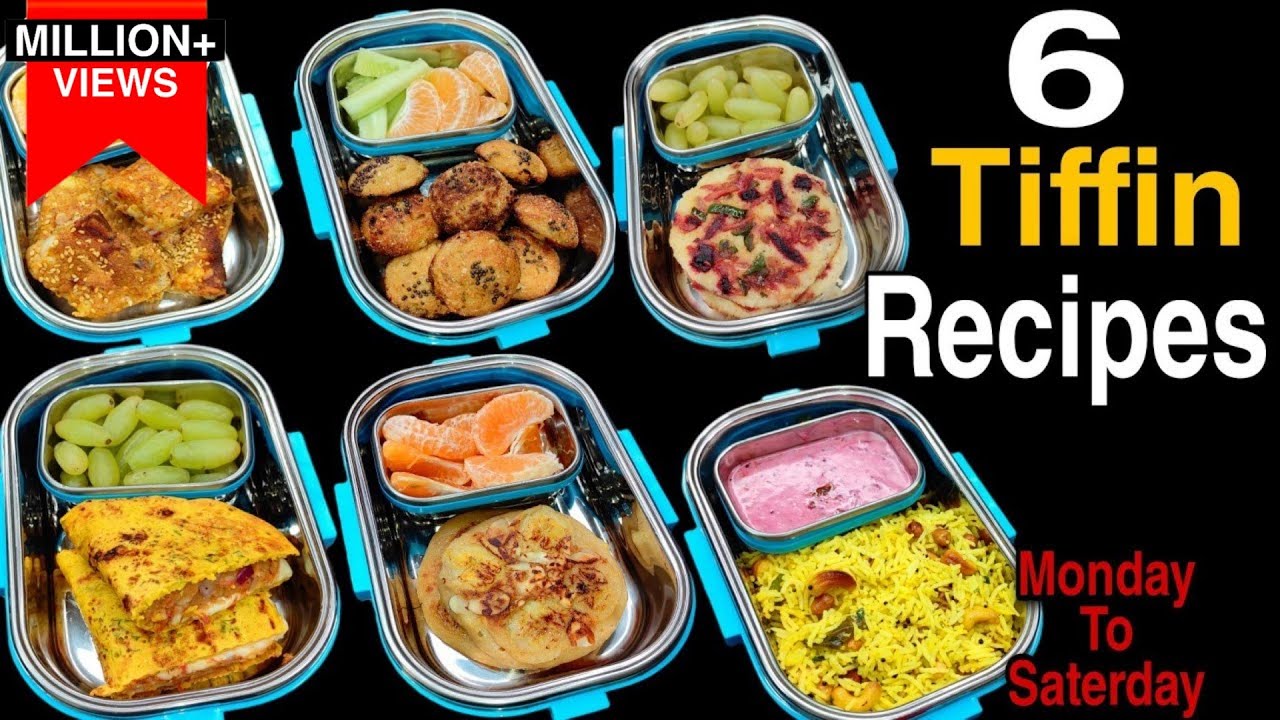 रोज बच्चो के खाने की टेंशन खत्म,6 हेल्दी टिफिन बच्चो के लिए 6 Tiffin Recipes | Kids Lunchbox Recipe