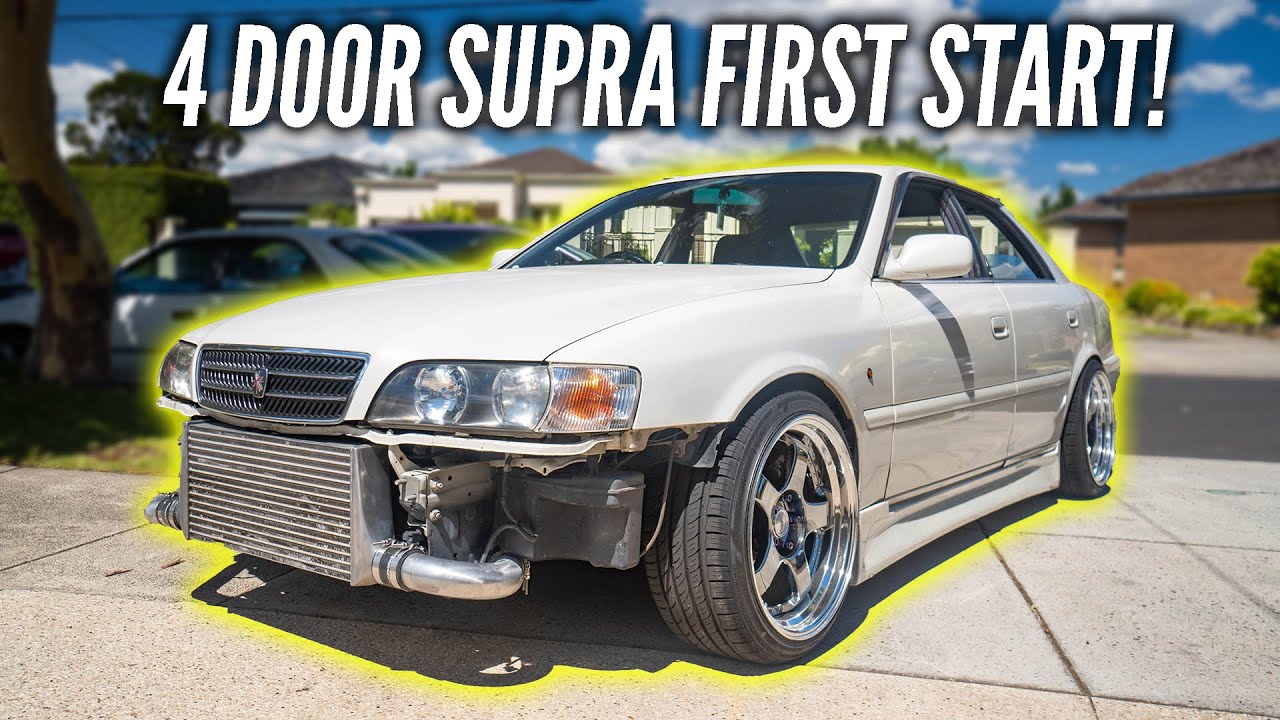 BIG TURBO 1JZ TOYOTA CHASER FIRST START! I CAN'T BELIEVE IT!