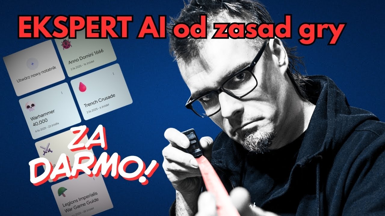 Notebook LM vs podręczniki – czy AI lepiej tłumaczy gry bitewne?