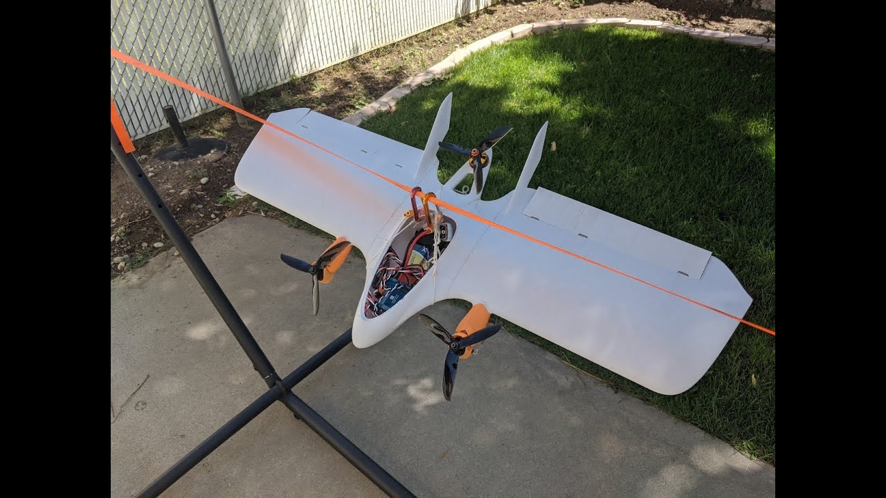 MiniHawk VTOL Test Stand - Typical Run and Behaviors