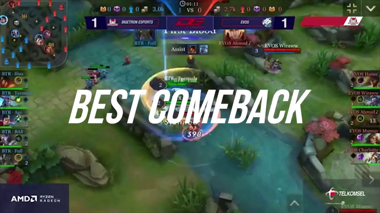 BEST COMEBACK EVER?! - IGC 2018 Bigetron vs Evos Semi Final Match 2