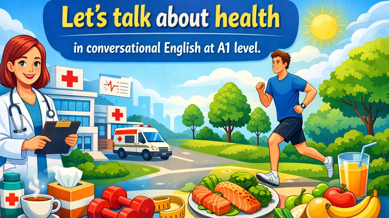 Slow, clear English listening practice for daily conversations.