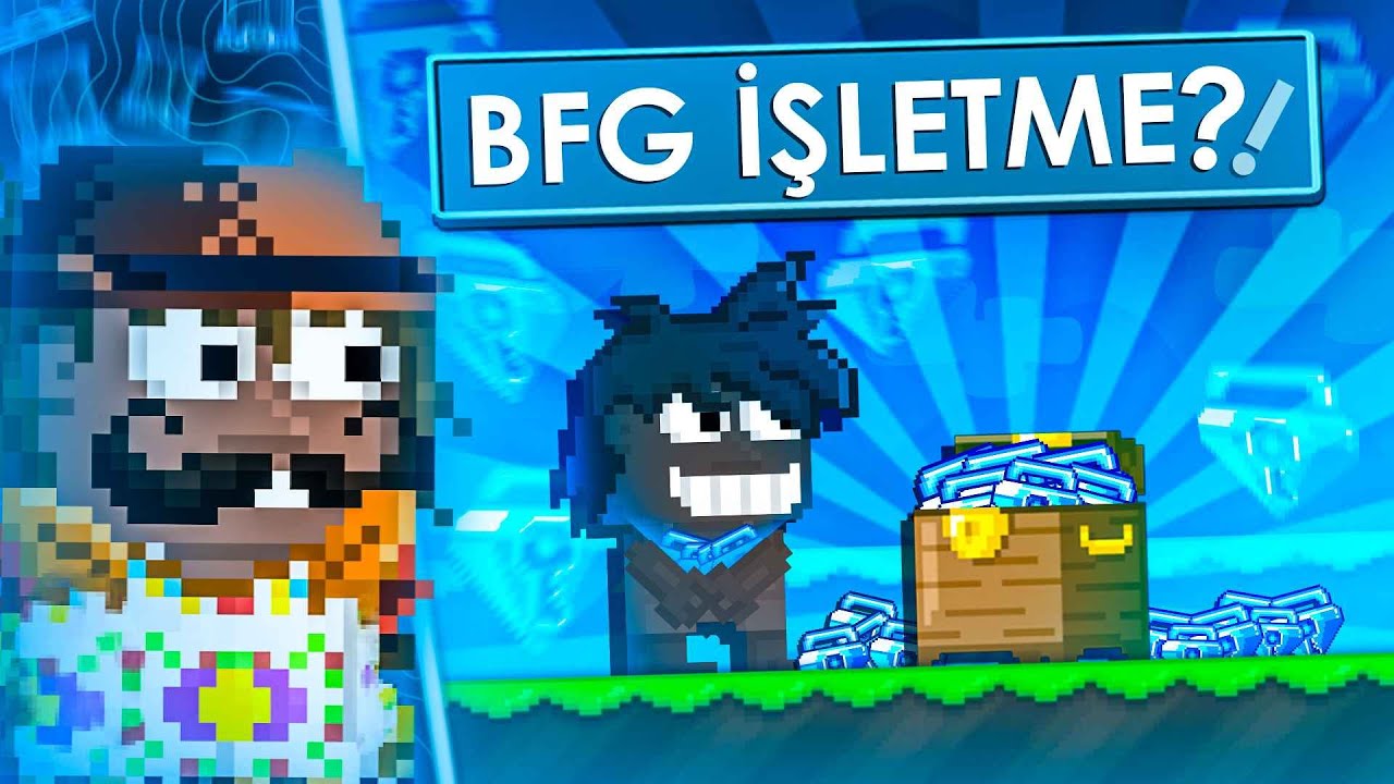 BFG AÇARAK GÜNDE 20 DL KAZAN! * BFG İŞLETME SERİSİ #1 * ➤ Growtopia Türkçe