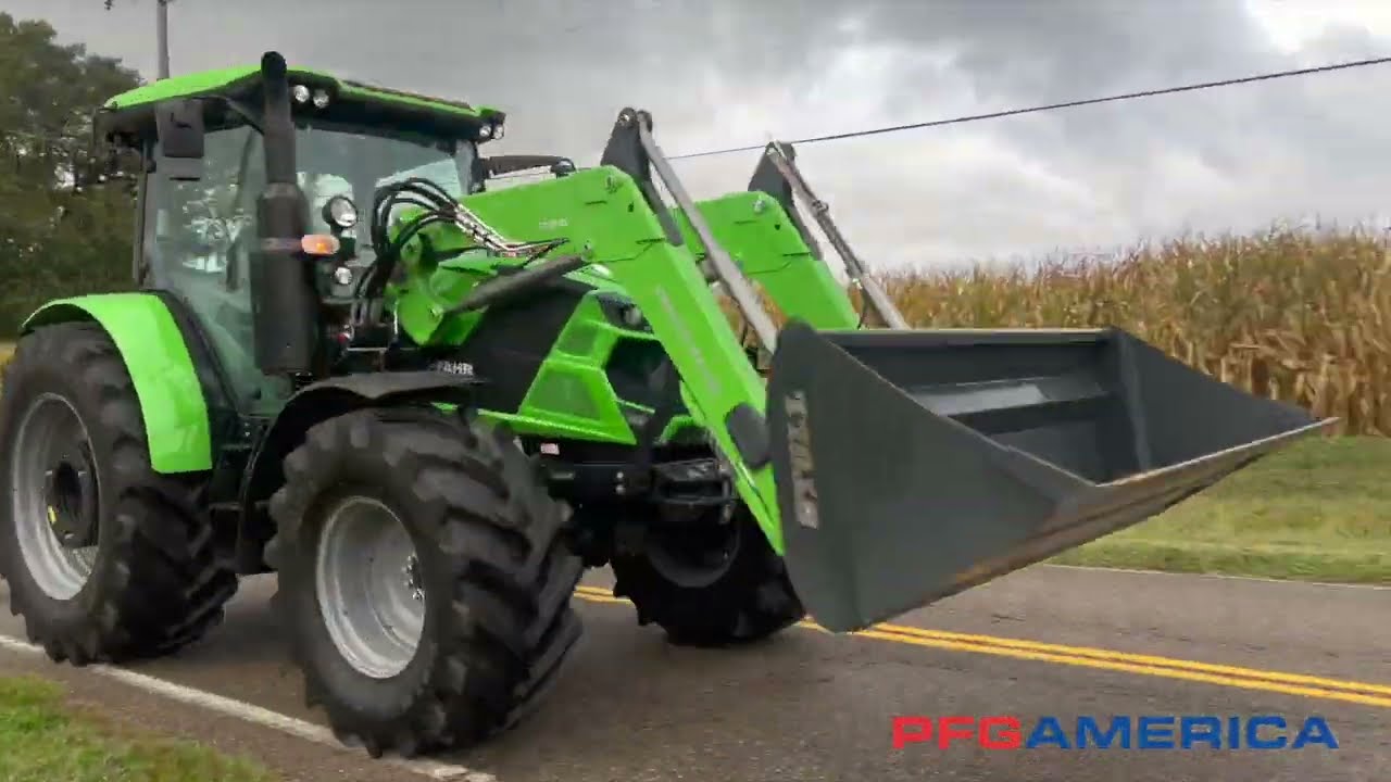 Deutz Fahr 6135C Series Tractor Walkaround.