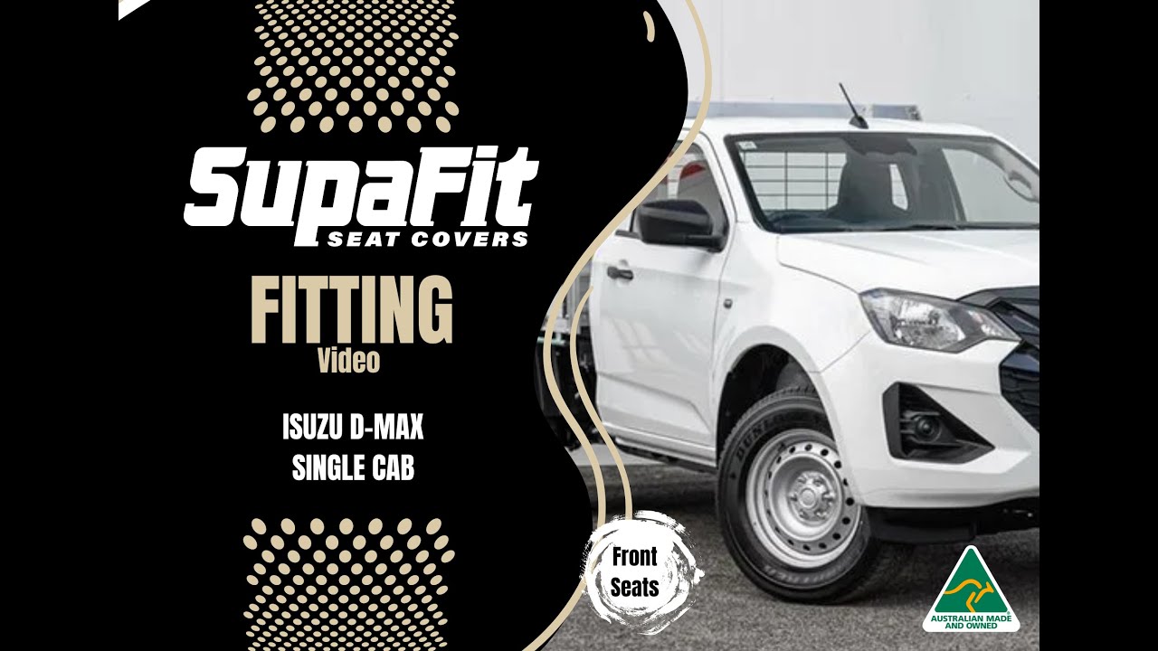 Isuzu Dmax 2 Door Seat Cover Install