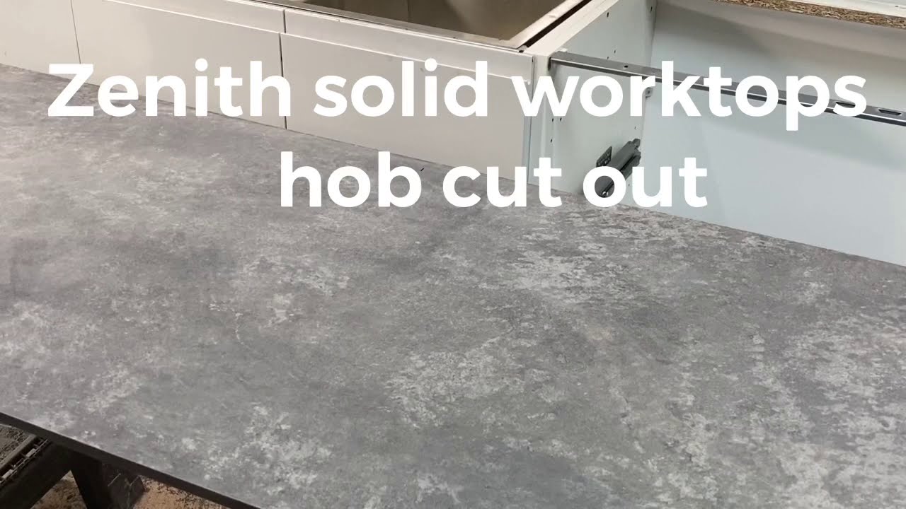 Zenith solid worktops hob cut out