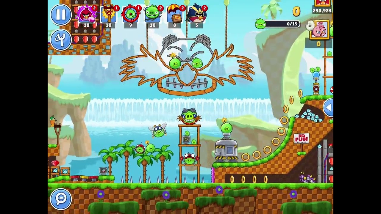 Emin plays angry birds friends sonic the hedgehog update