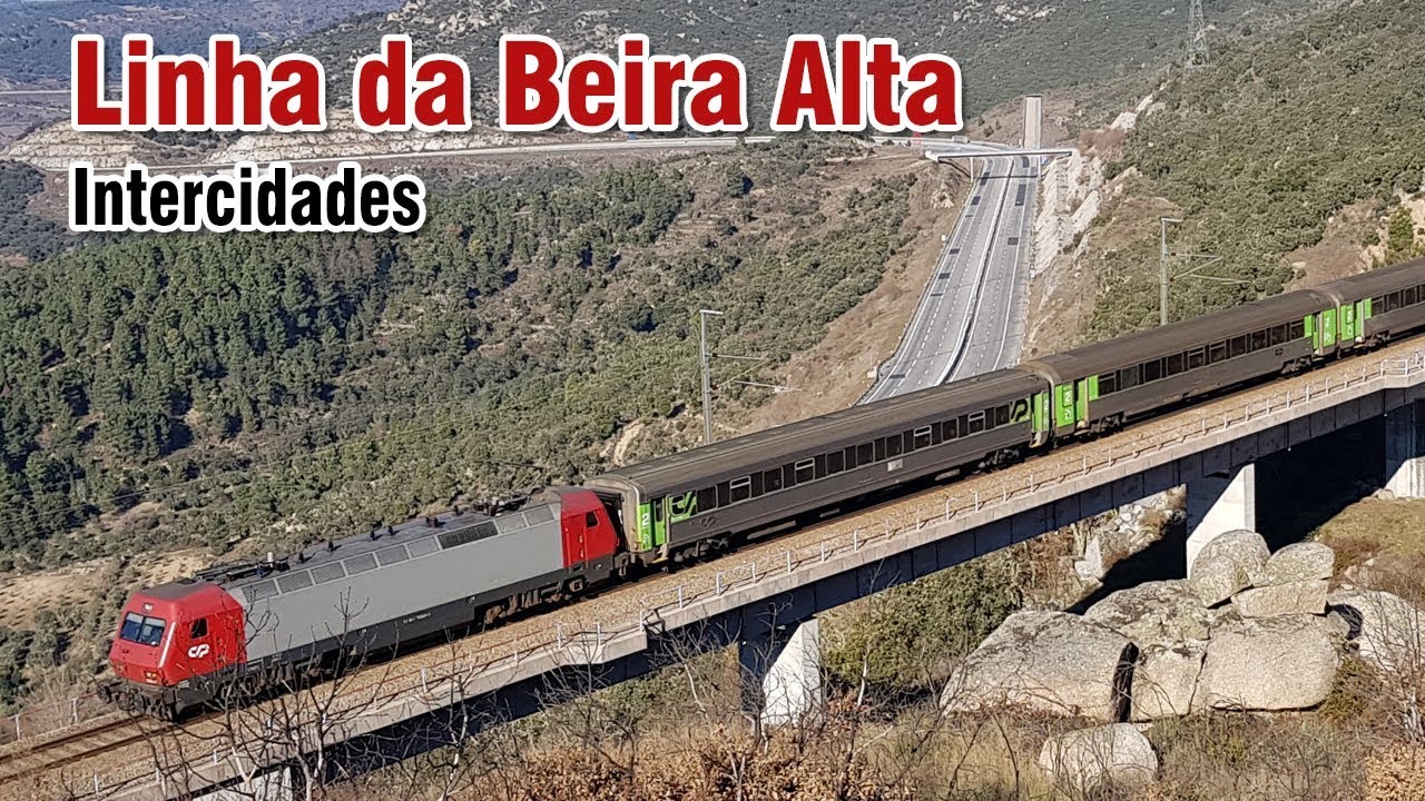 Comboios Intercidades na Linha da Beira Alta