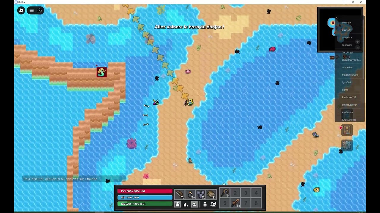 Découverte de Alpha Quête de Pixel 🧠🎮 – Premier run dans ce nouveau RPG Roblox !