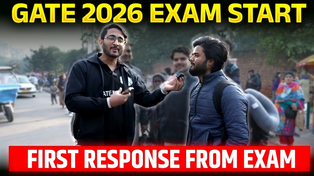 GATE 2026 Exam Live | First Response From GATE Exam Center