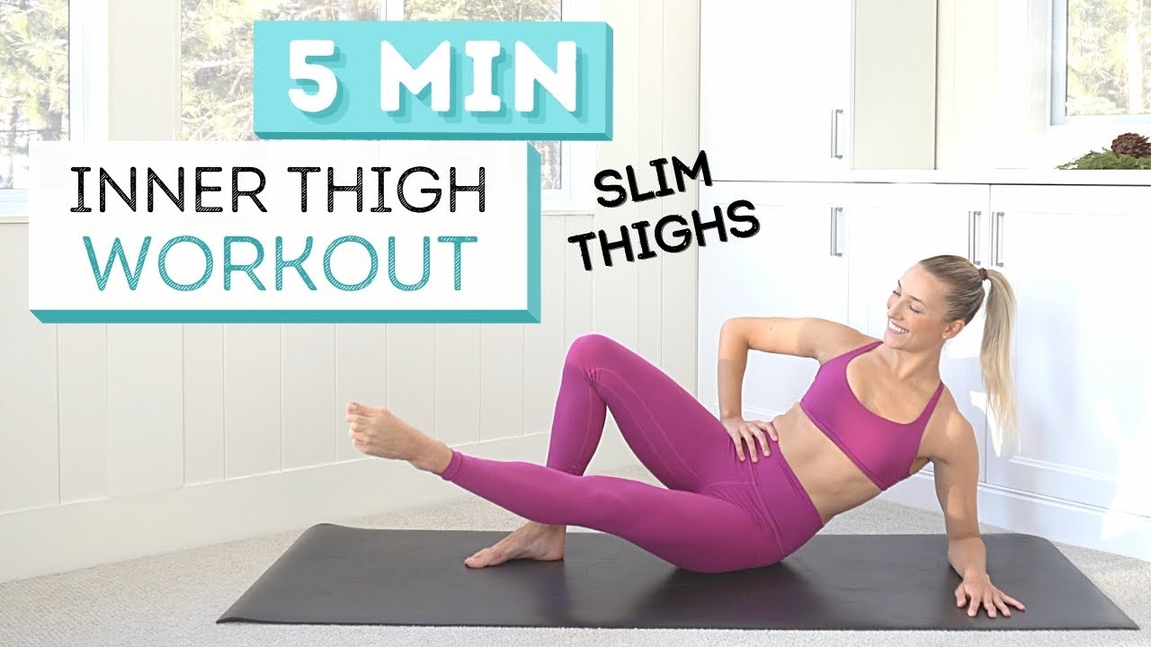 5 min INNER THIGH WORKOUT | Toned Slim Thighs | No Squats