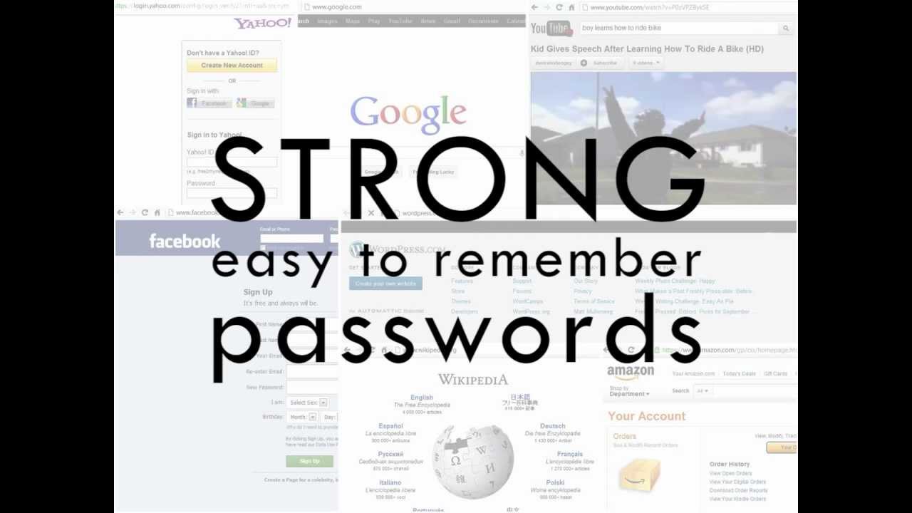How to Create Strong Easy to Remember Passwords