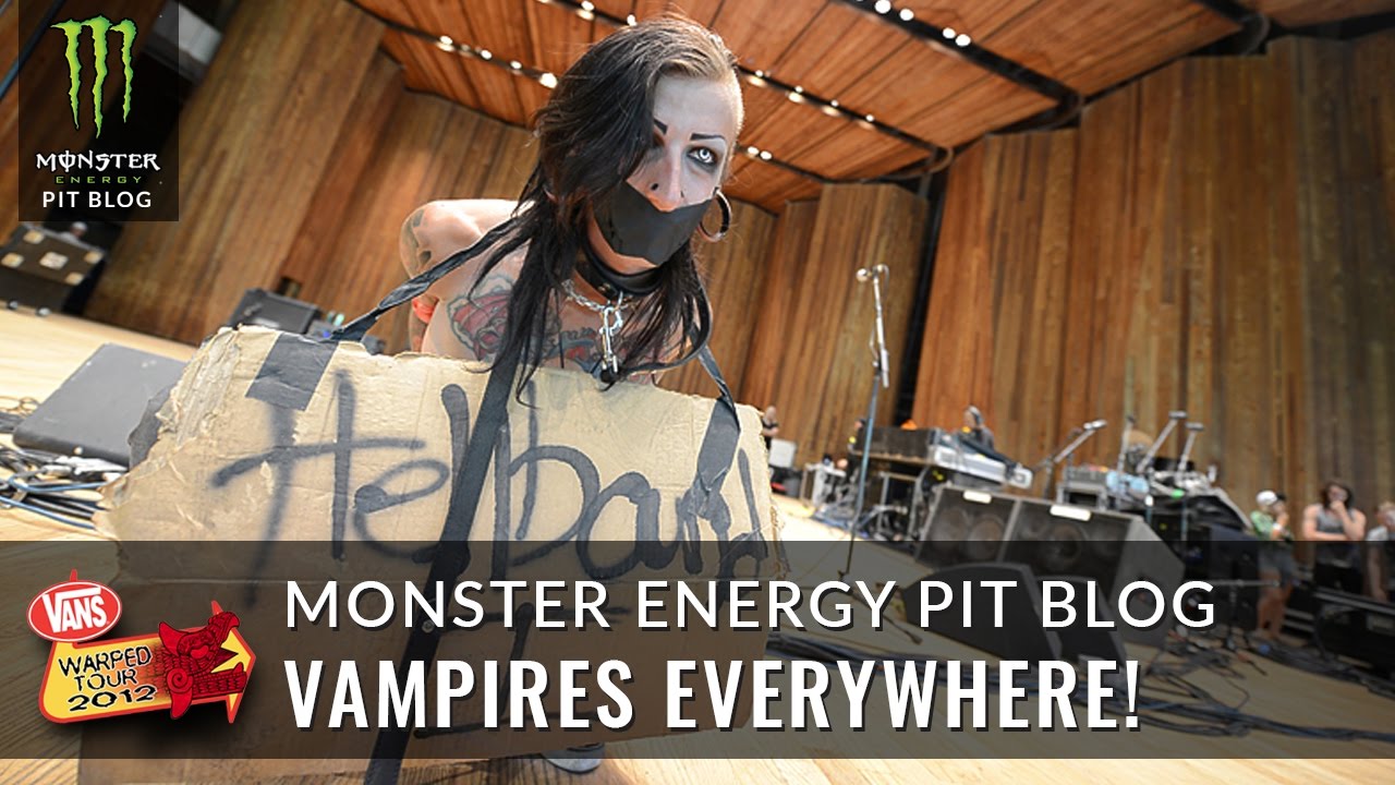 2012 Monster Energy Pit Blog Update: Vampires Everywhere!