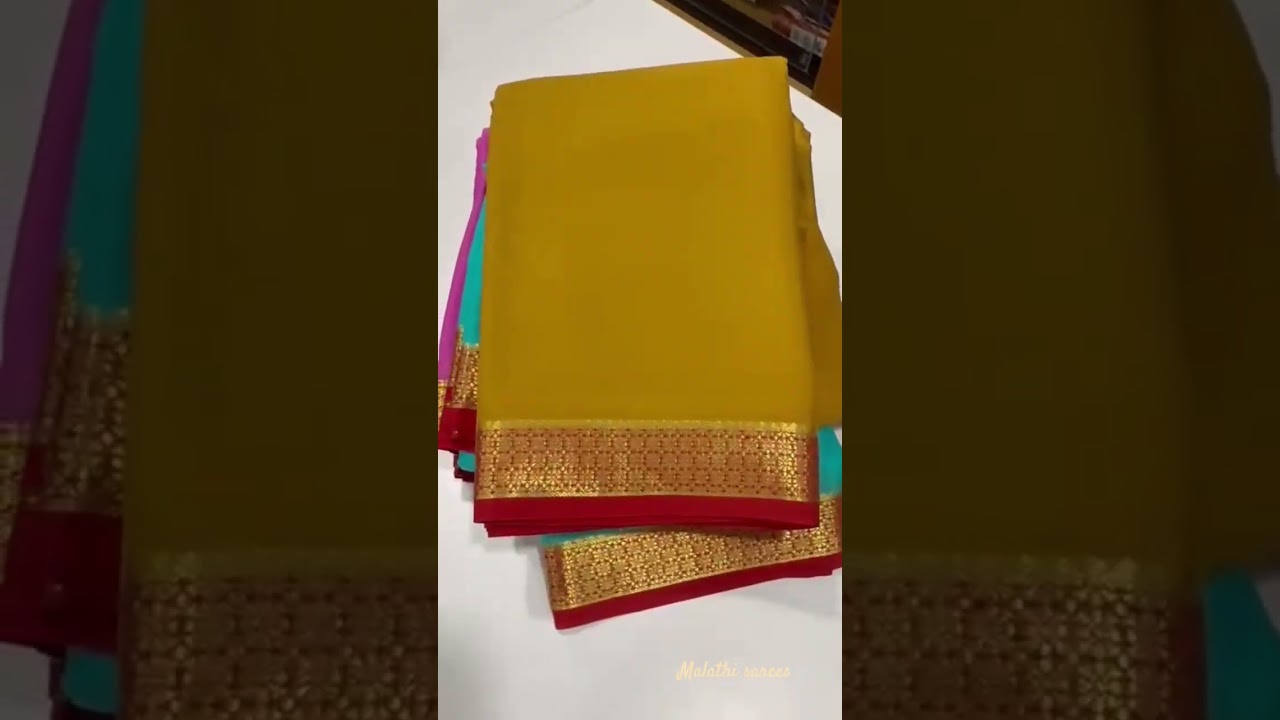 🤩Pure  Mysore silk sarees 🤩65 grm thickness Price:6200/-Silk mark certified☝️🥰🥰❤️ ❤️❤️❤️