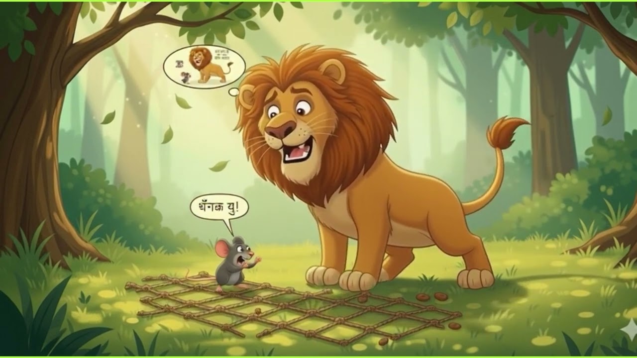Sher aur Chuhe ki kahani