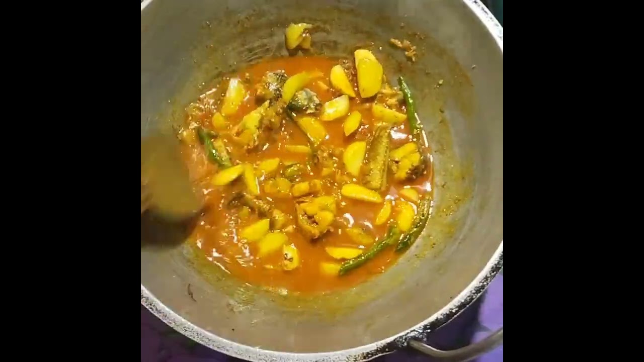 পালংশাক,বাবুড়ি শাক দিয়ে কুমড়ো বড়ি সাথে টাকি মাছ  অসাধারণ এক রেসিপি  👌 #মজার #রেসিপি 