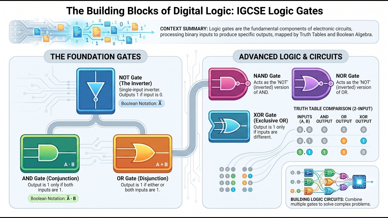 Boolean Logic - IGCSE Computer Science 0478 Computer Science - And 0478 | IGCSE | Ace The Exam