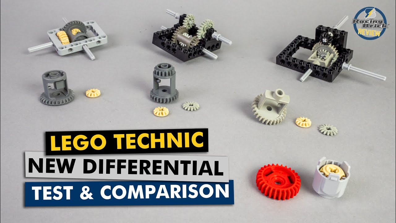 New LEGO Technic differential from the 42109 Top Gear Rally Car - test & comparison