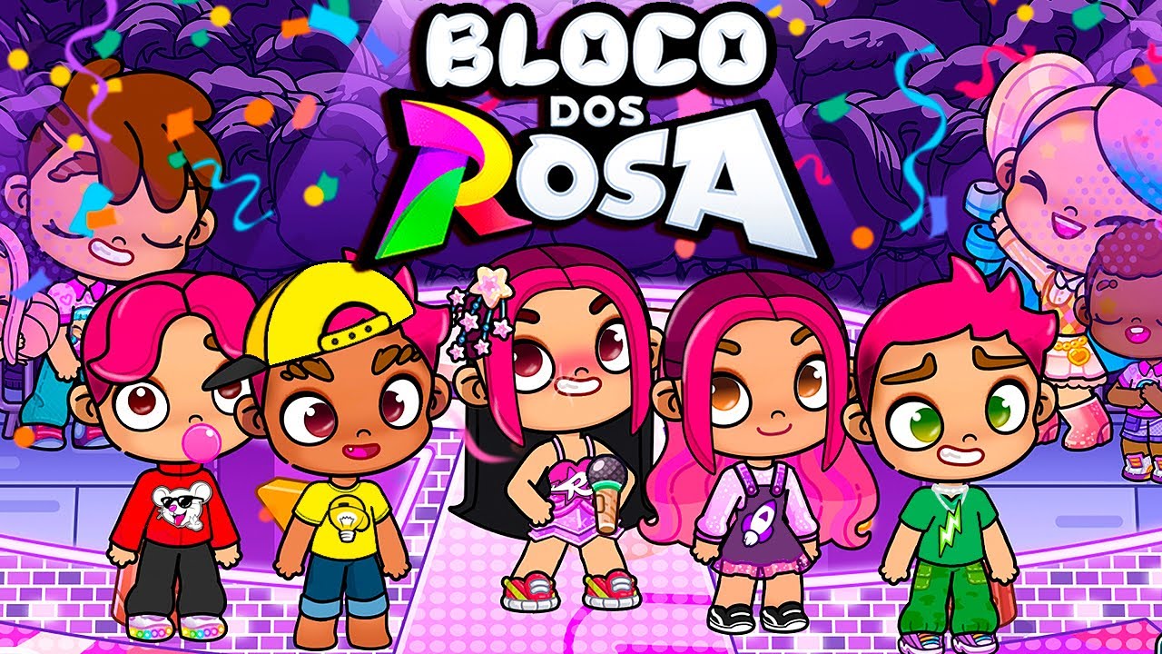 BLOCO DOS ROSA: MINHA ROTINA NO AVATAR WORLD! 💕🎤