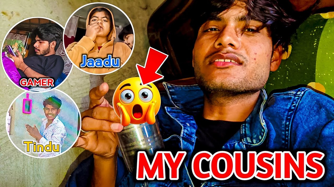MY COUSINS ( JAADU, GAMER , Tindu ) की खतरनाक हरकतें 😂 बिना मुंह धोए। BED TEA  मिल गई ☕
