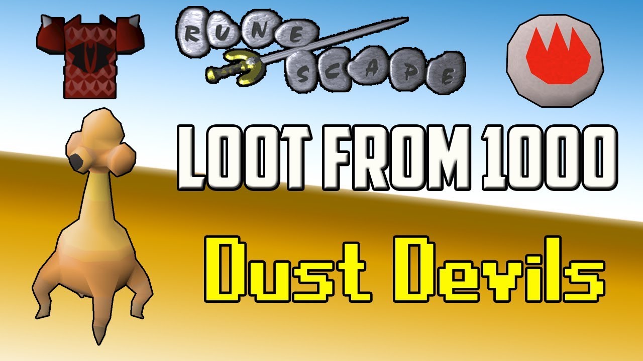[2007] RuneScape - Loot from 1000 Dust Devils