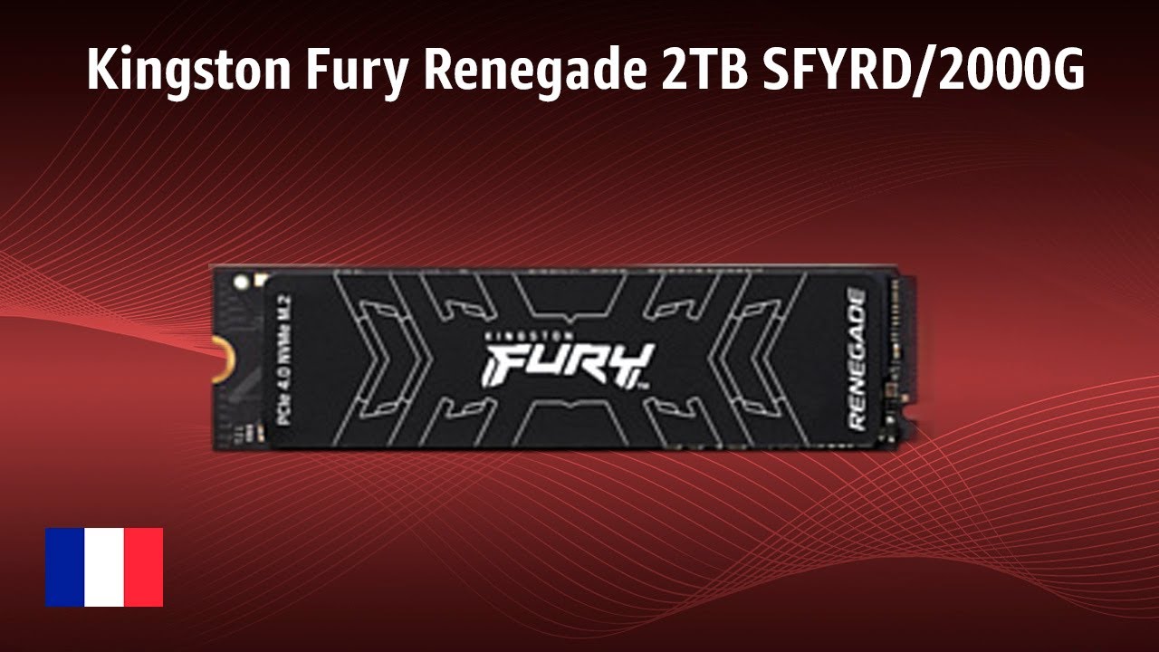 SSD NVMe M.2 Kingston ‎Fury Renegade 2TB SFYRD/2000G | TEST | Français