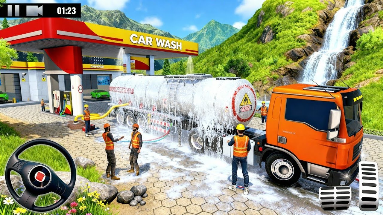 العاب شاحنات نقل النفط ومحاكاة القيادة - العاب شاحنات | oil tanker truck