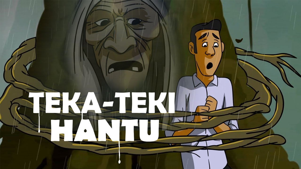 Teka Teki Hantu Nenek Misterius - Kartun Horor