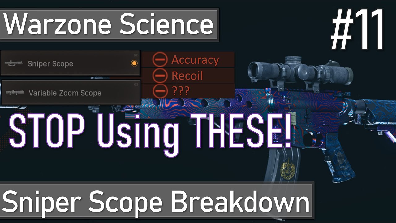 Warzone Sniper Scope Breakdown (Warzone Science #11)