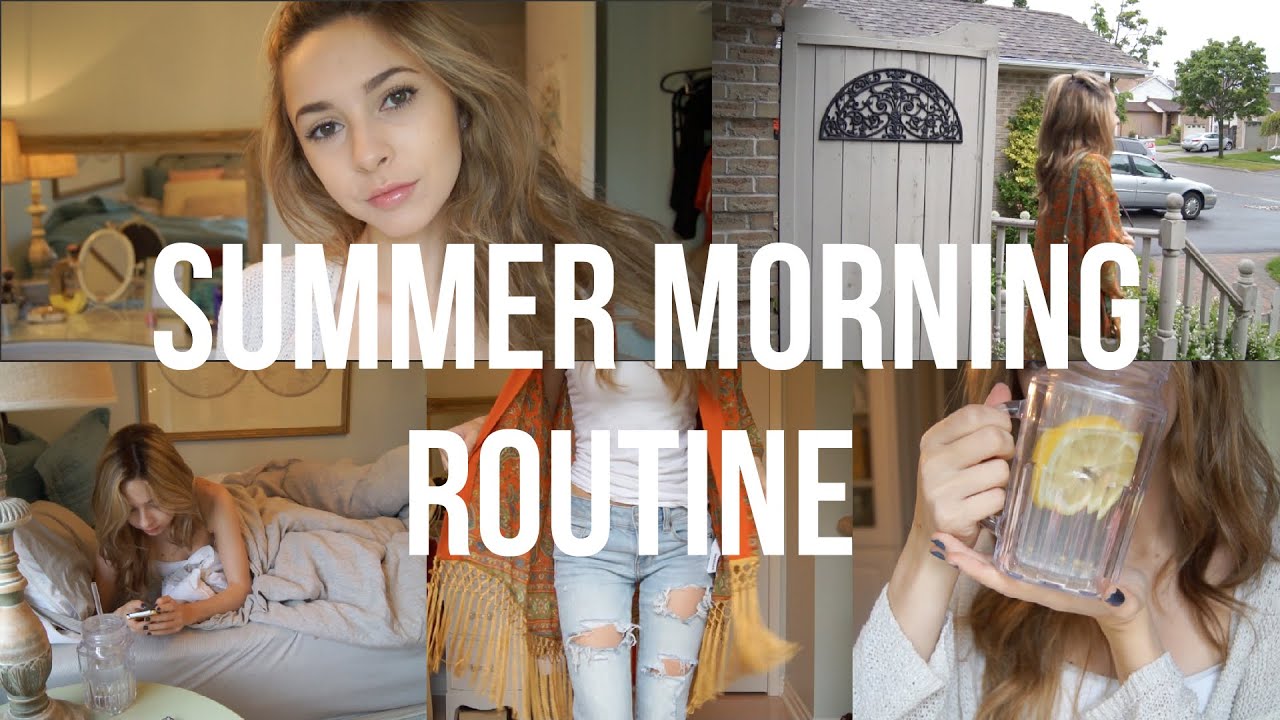 Summer Morning Routine 2015 | Chelsea Trevor