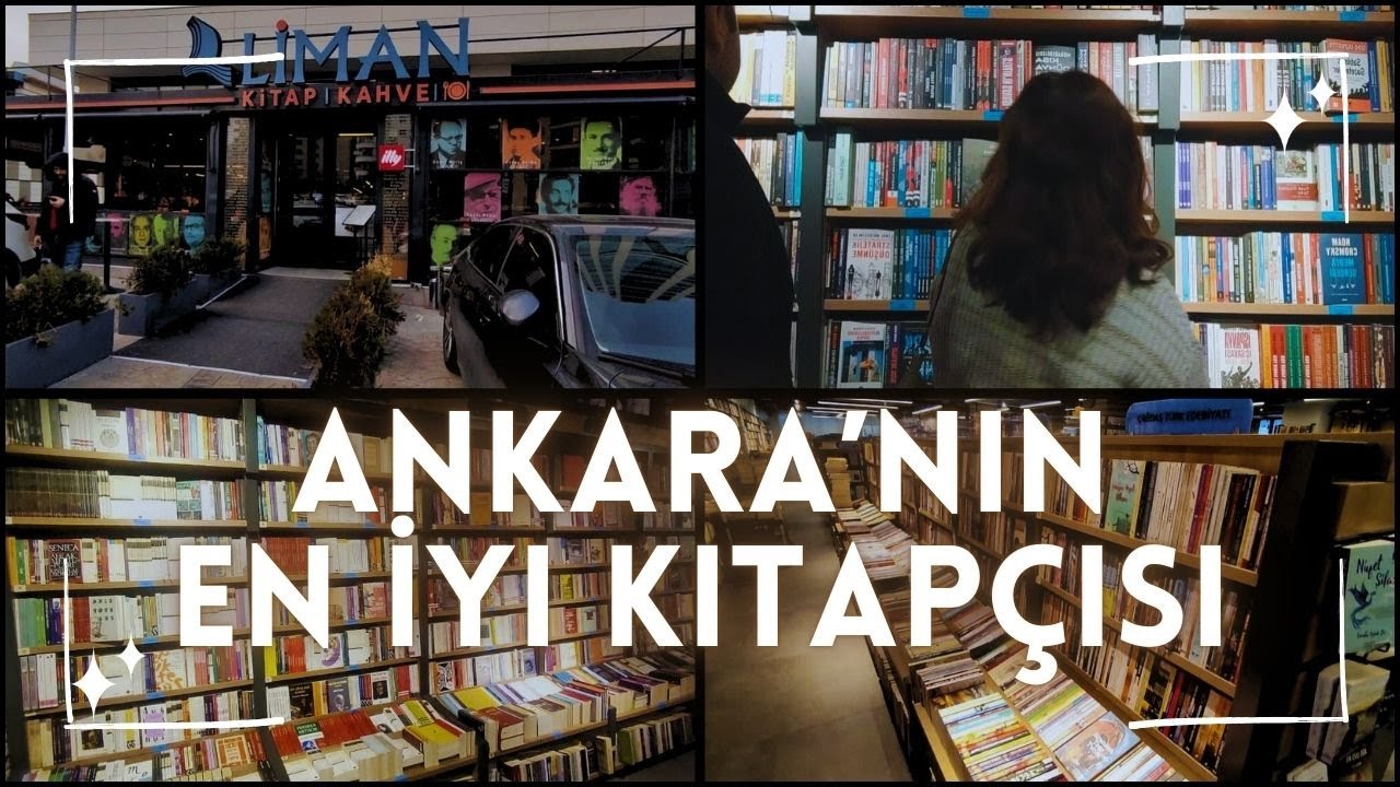 ✨🏫Ankara'nın En Güzel Kitapçısı: Liman Kitap Kahve ☕ VLOG 📚 Kitap Alışverişi 📦 Kitapçı Geziyoruz