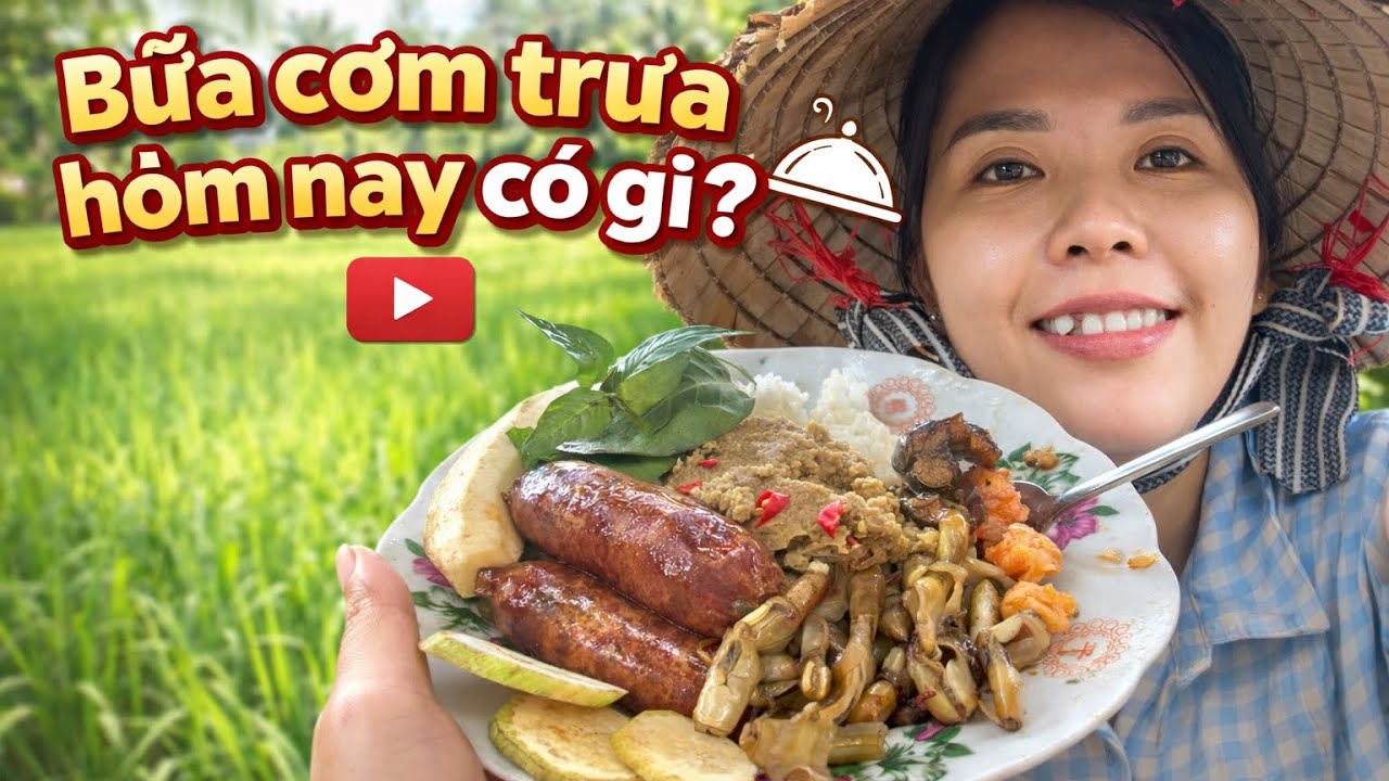 Bữa trưa giữa đồng ruộng hôm nay ăn gì? Nhìn thôi đã thèm!