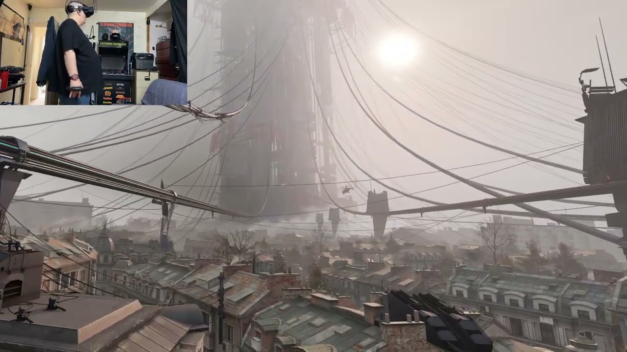Somnium VR1 my first Half life alyx reaction.