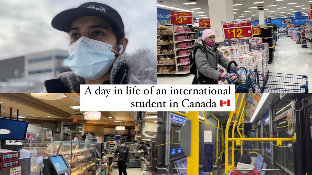 A day in my life/ International student in Canada 🇨🇦