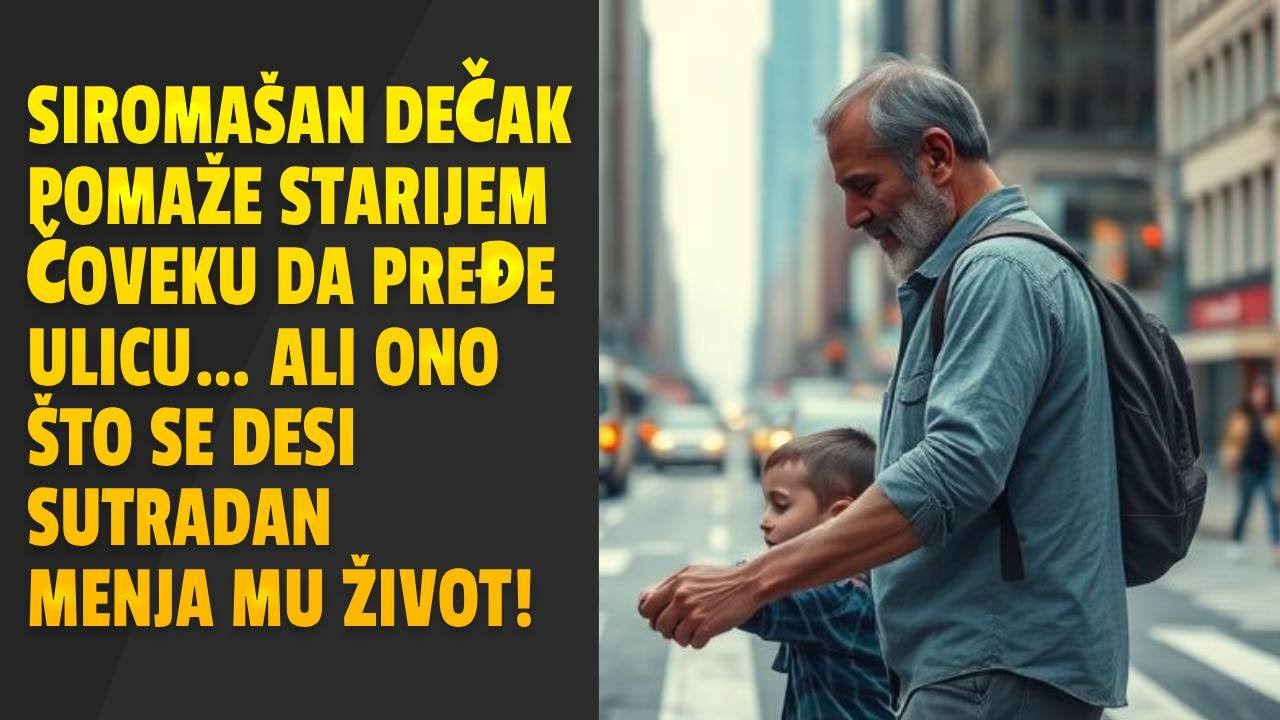 Siromašan dečak pomaže starijem čoveku da pređe ulicu… ali ono što se desi sutradan menja mu život!