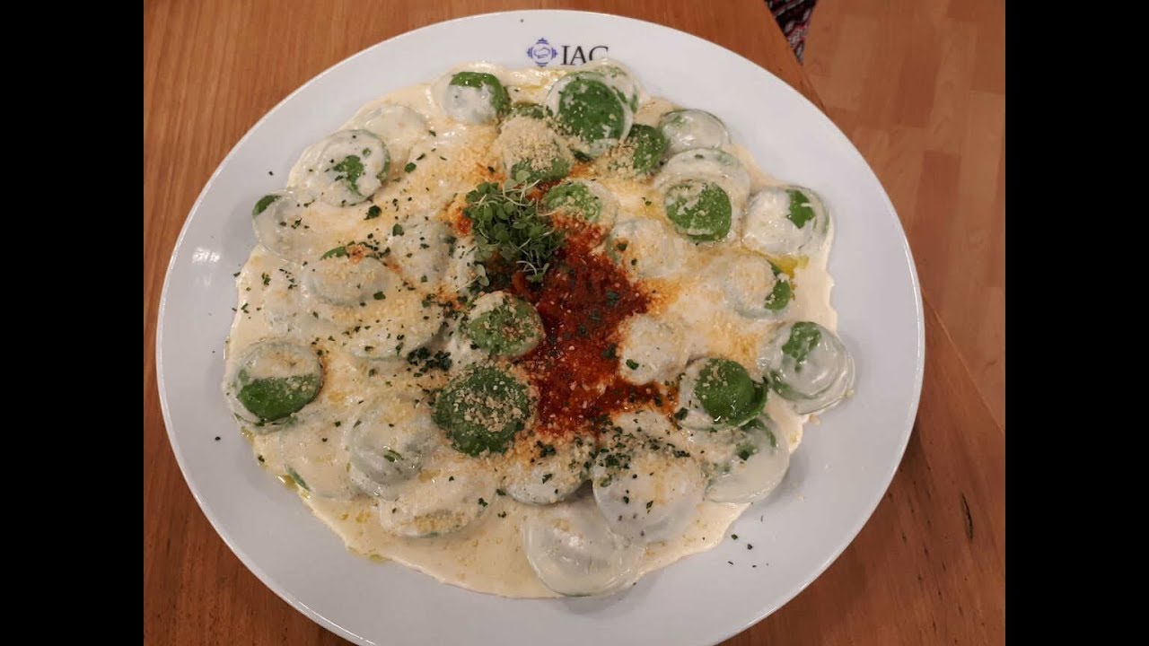 Receta de hoy: sorrentinos verdes de jamón y queso