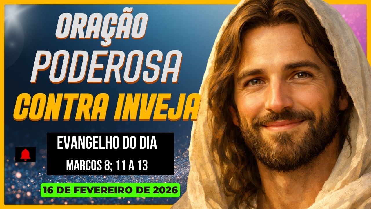 EVANGELHO DO DIA DE HOJE COM JESUS CRISTO NO COMANDO DE NOSSA VIDA dia16/02/2026