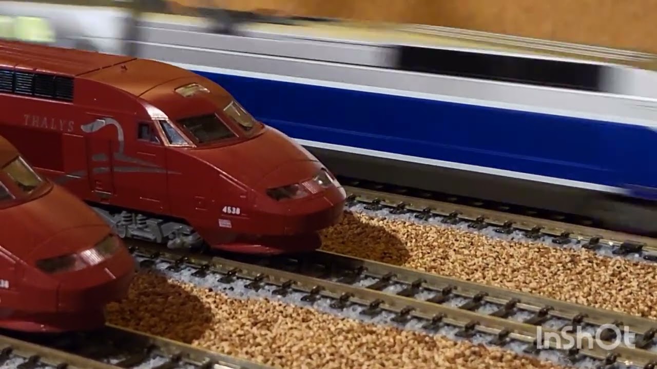 Kato TGV r&eacute;seau duplex 10-1529