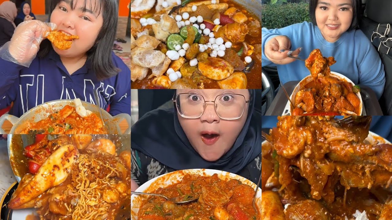kumpulan video tiktok||makan seblak pedes bikin ngiler#masukberanda #seblak