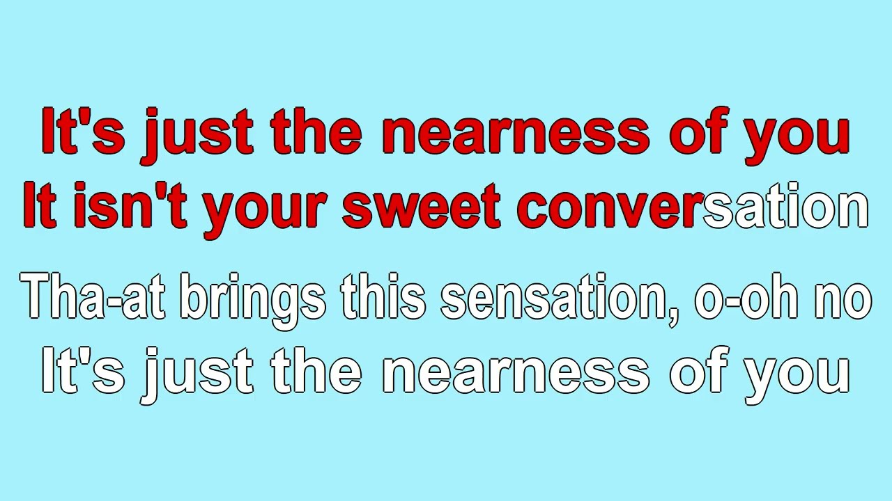 The Nearness Of You by Frank Sinatra 1956