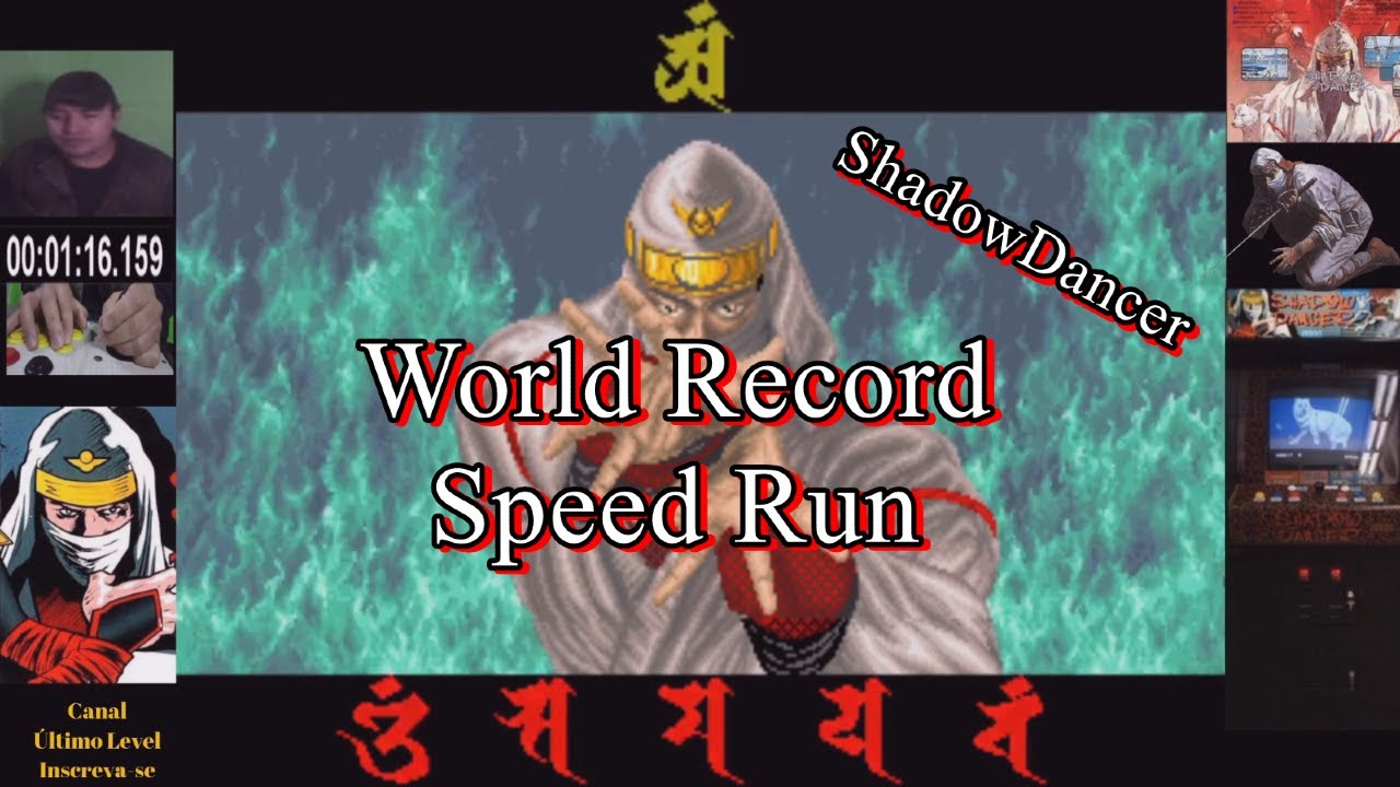 WORLD RECORD/RECORD MUNDIAL Speedrun Shadow Dancer Arcade 12:29 NO DEATH/SEM MORRER # Último Level