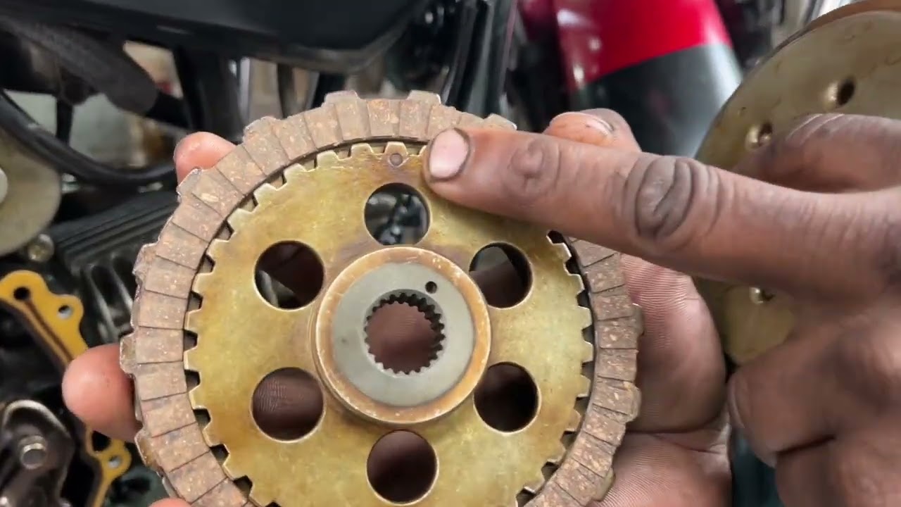 Super Splendor clutch plate fitting in full details #hero #motorcycle 
