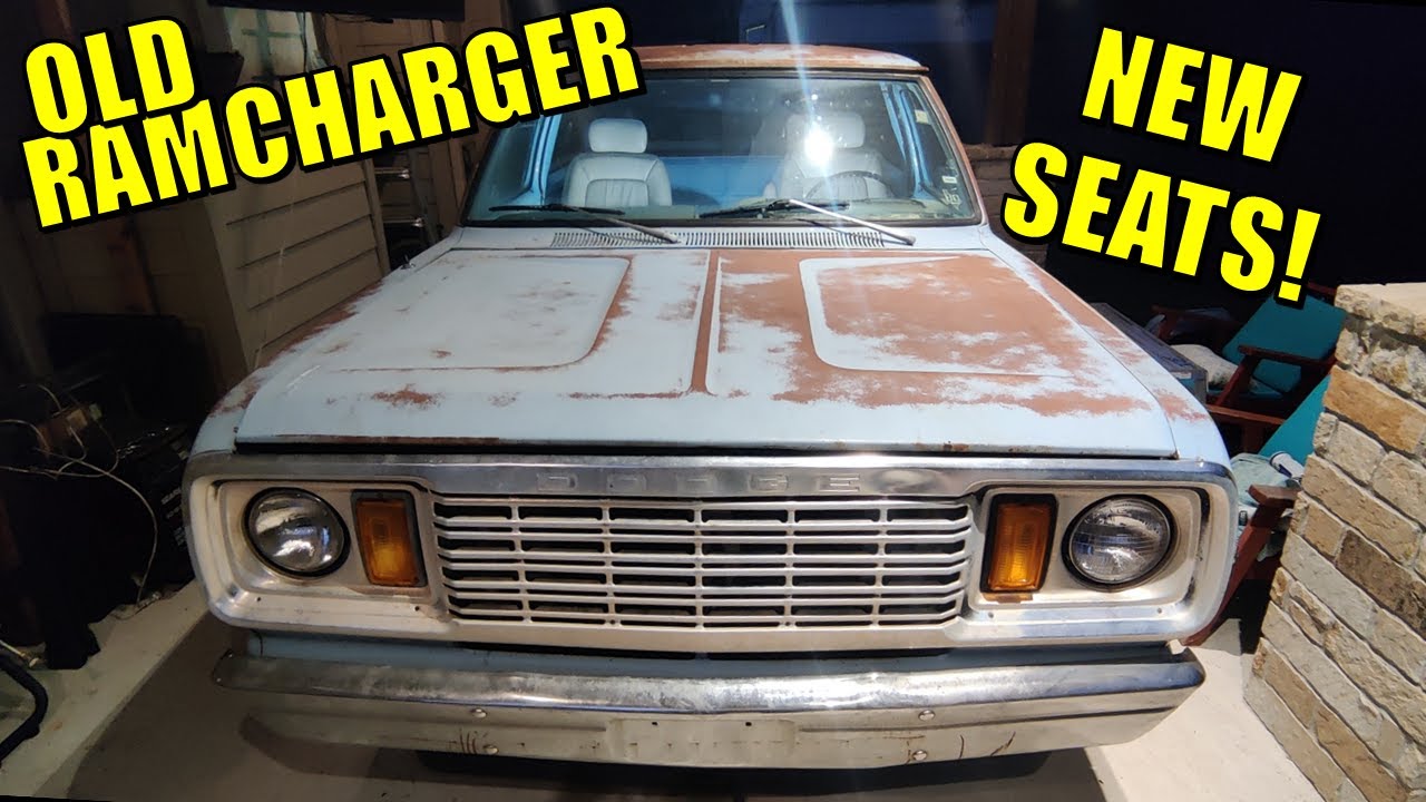 BEVO our 1978 RAMCHARGER gets new seats!!