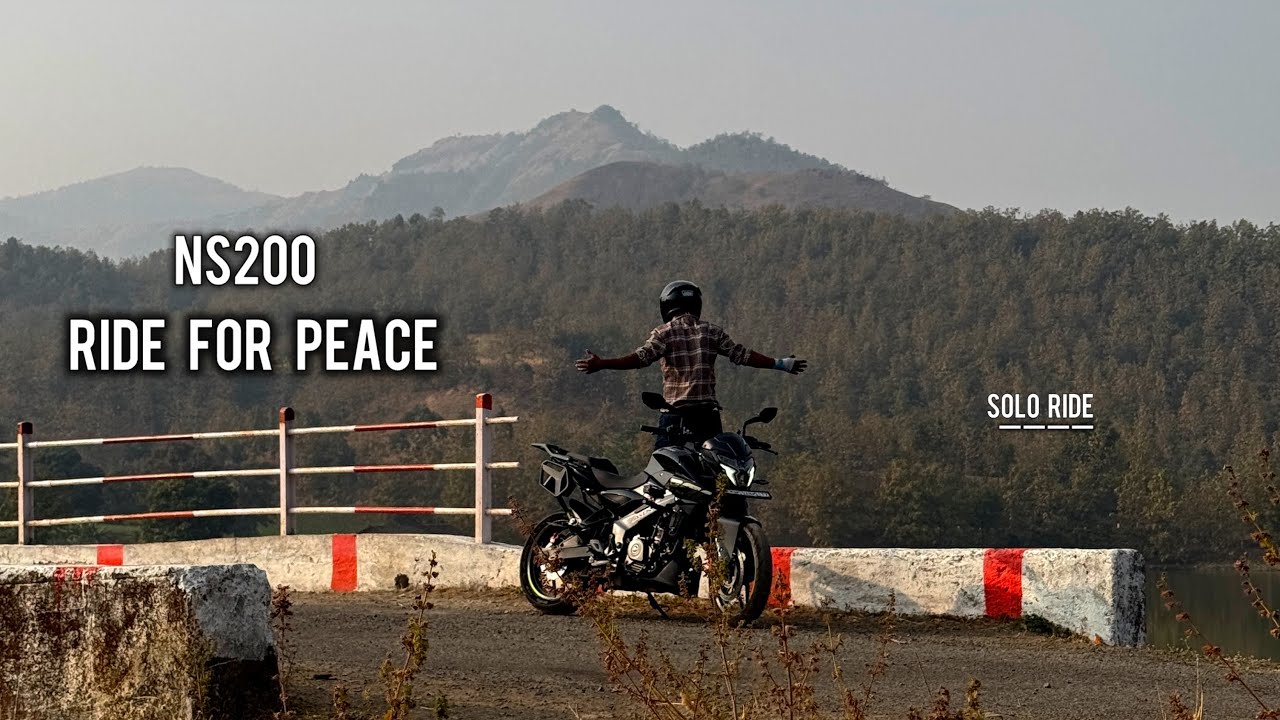 NS200 Cinematic Ride | Jungle Roads & Dam Views | Drone Footage #soloride #ns200 